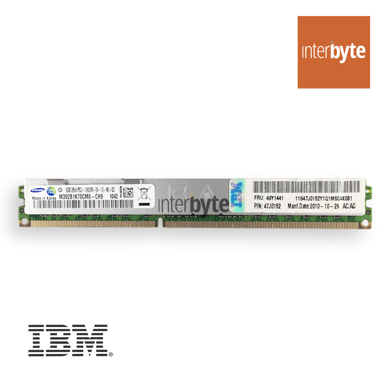 IBM 49Y1441 8GB 2RX4 PC3-10600R 49Y1431