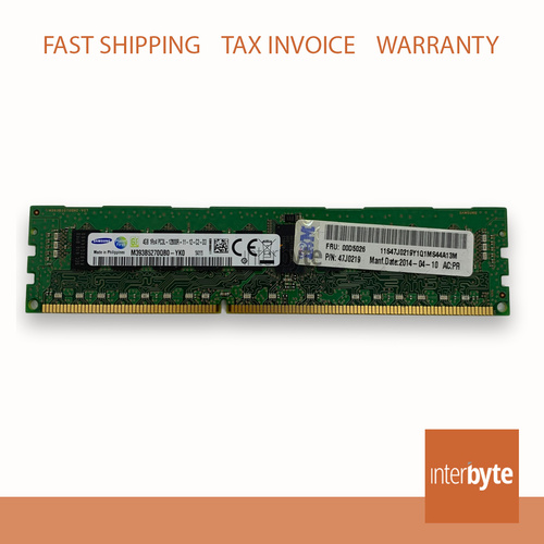 4GB PC3L-12800R 1Rx4  X3530M4