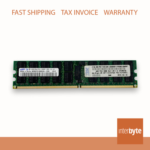 4GB PC2-5300P 2RX4 X3850M2