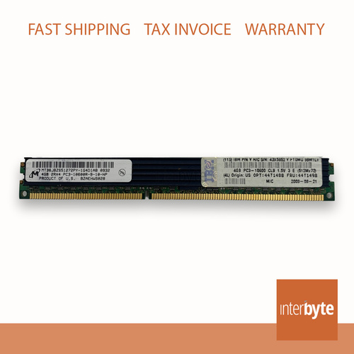 4GB PC3-10600R 2Rx4 VLP