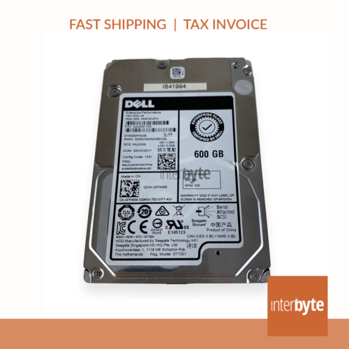 HDD 600GB 15K SAS 12G 2.5 512n