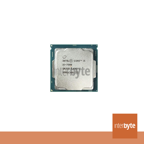 CPU I5-7500 3.4GHz 4C 
