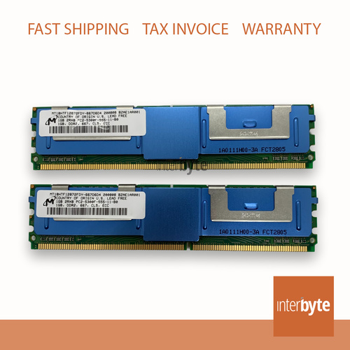 2GB (2X1G) ECC DDR2-667
